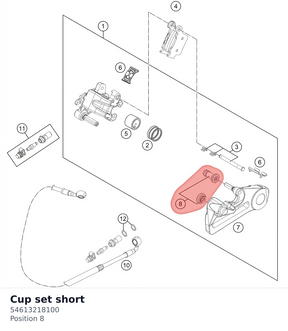 Diagram preview: Cup set short (54613218100)