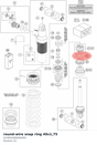 Diagram preview: round-wire snap ring 49x1,75 (S23902000000000)