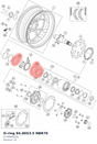 Diagram preview: O-ring 84.00X3.5 NBR70 (0770840035)