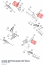 Diagram preview: SCREW BUTTON HEAD STEP M6X1 (J900000601805)