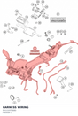 Diagram preview: HARNESS WIRING (94111075000)