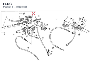 PLUG 800046665 diagram position