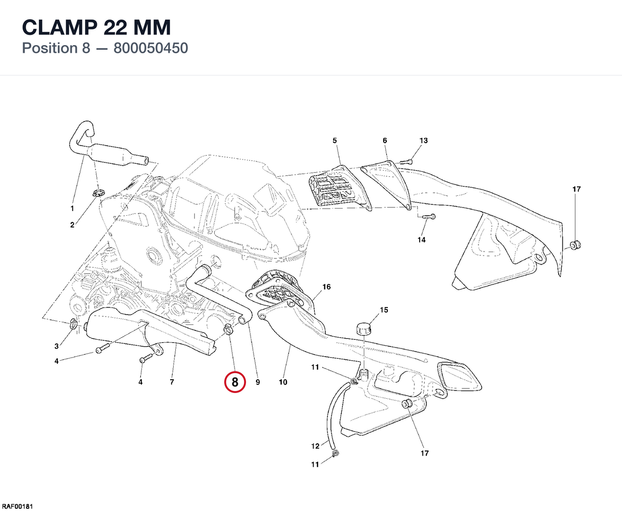 CLAMP 22 MM