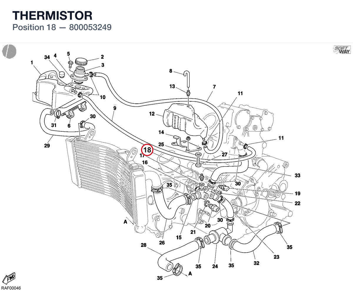 THERMISTOR 800053249 diagram position