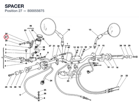 SPACER 800055675 diagram position