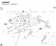 GASKET 800056741 diagram position