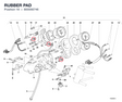 RUBBER PAD 800056746 diagram position