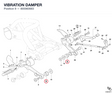 VIBRATION DAMPER 800060683 diagram position