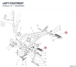 LEFT FOOTREST 800062563 diagram position