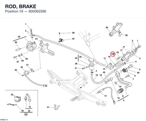 ROD, BRAKE 800062586 diagram position