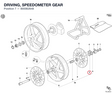DRIVING, SPEEDOMETER GEAR 800062648 diagram position