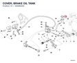 COVER, BRAKE OIL TANK 800066305 diagram position