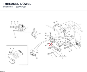 THREADED DOWEL 800067981 diagram position