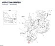 VIBRATION DAMPER 800069069 diagram position
