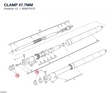 CLAMP 47.7MM 800070127 diagram position