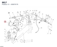 BELT 800070178 diagram position