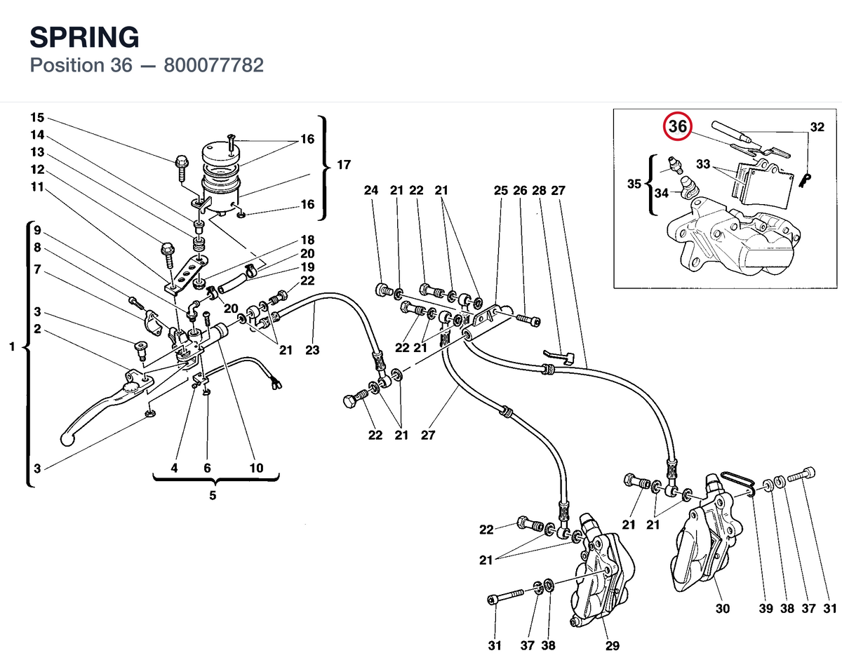 SPRING 800077782 diagram position