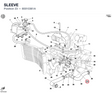 SLEEVE 80010361A diagram position
