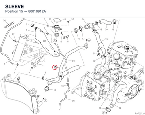 SLEEVE 80010912A diagram position
