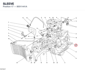 SLEEVE 80011441A diagram position