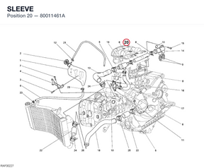 SLEEVE 80011461A diagram position
