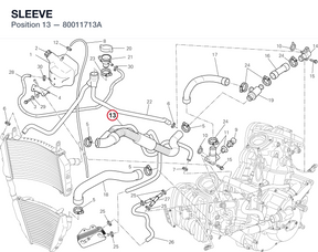 SLEEVE 80011713A diagram position