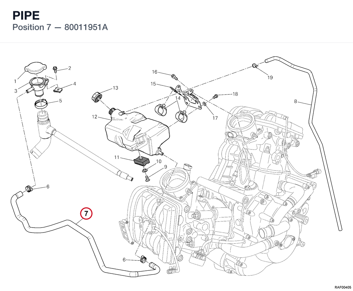 PIPE 80011951A diagram position