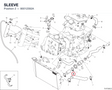 SLEEVE 80012392A diagram position