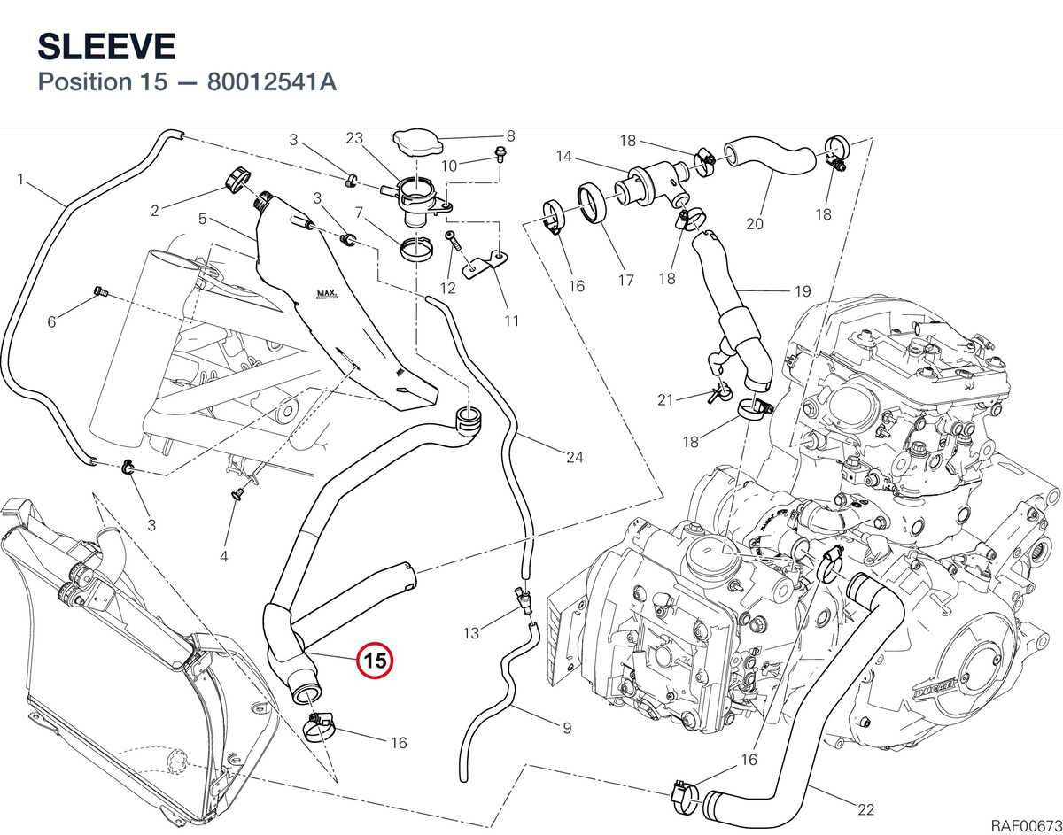SLEEVE 80012541A diagram position