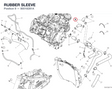 RUBBER SLEEVE 80018281A diagram position