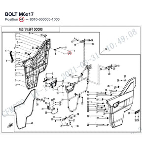BOLT M6x17 product image