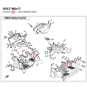 BOLT M6x17 product image