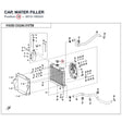 CAP, WATER FILLER product image