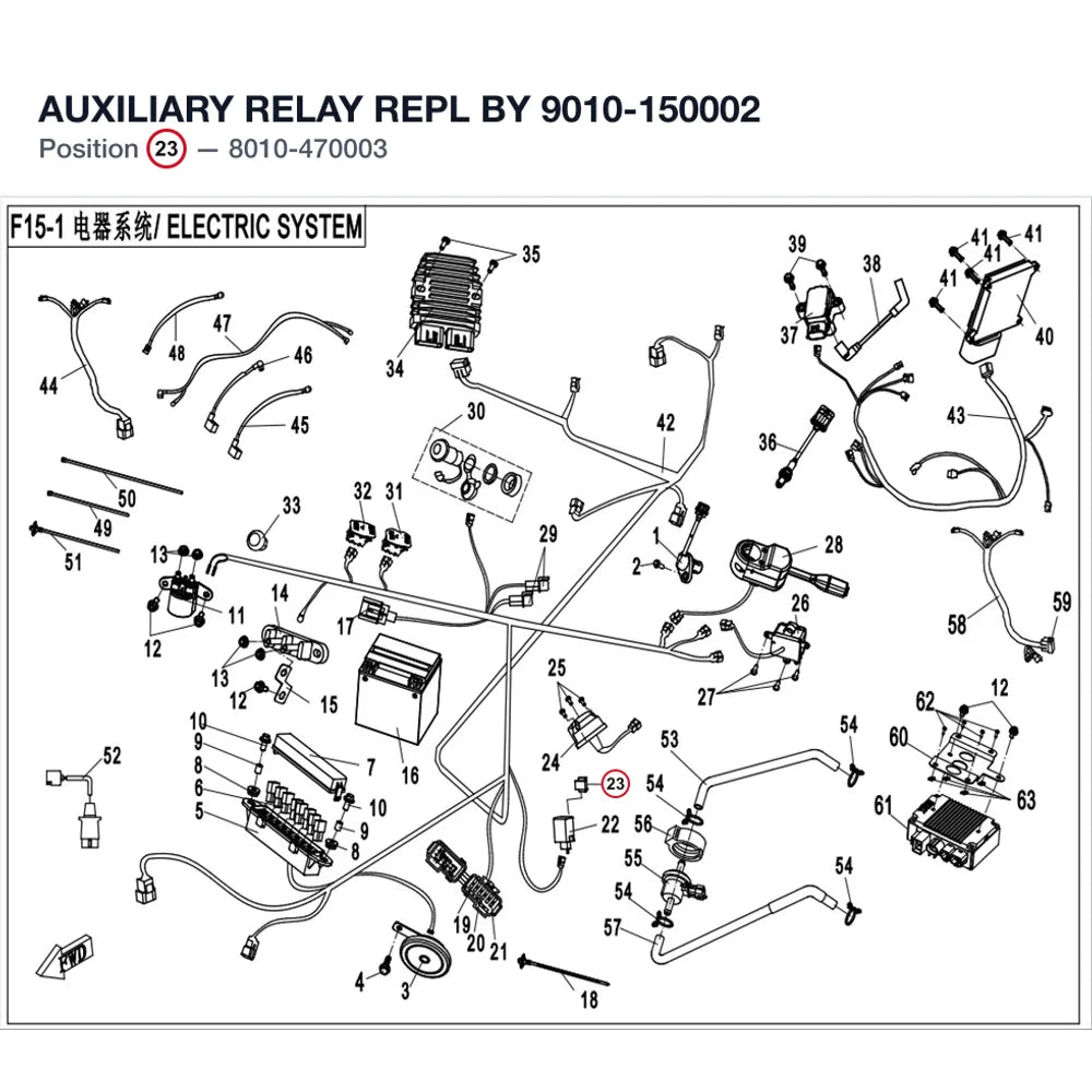 AUXILIARY RELAY REPL BY 9010-150002 product image