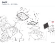 DUCT 80111382A diagram position