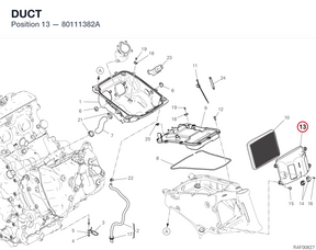 DUCT 80111382A diagram position