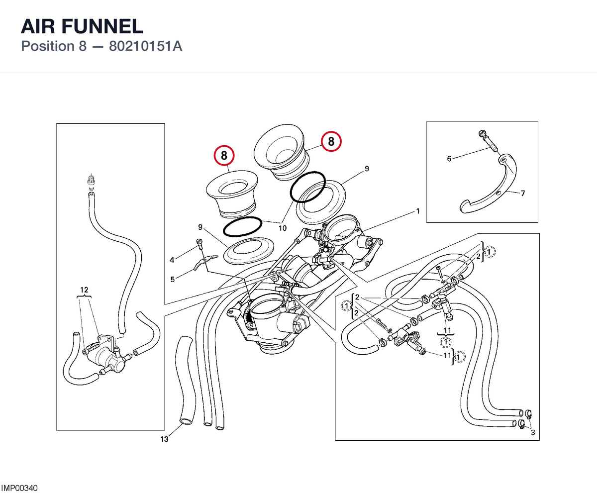 AIR FUNNEL 80210151A diagram position
