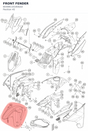 Diagram preview: FRONT FENDER (60308110100AAA)