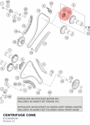 Diagram preview: CENTRIFUGE CONE (61236080100)