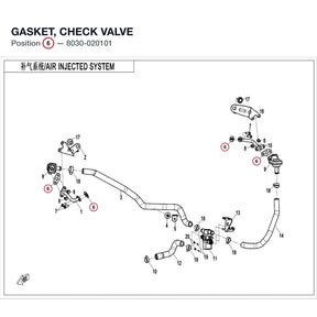 GASKET, CHECK VALVE product image