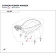 CUSHION RUBBER WAHSER product image