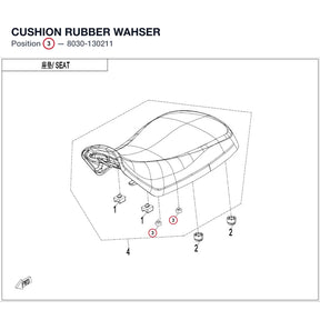 CUSHION RUBBER WAHSER product image