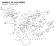 HANDLE, PILLION RIDER 80610111AD diagram position