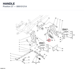 HANDLE 80610121A diagram position