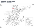 HANDLE, PILLION RIDER 80610141AR diagram position
