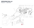 GRIP,GRAB RAIL,LH 80610161A diagram position