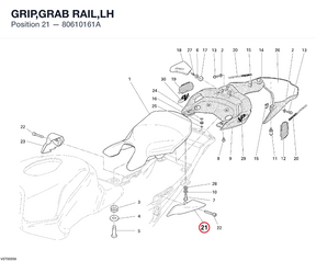 GRIP,GRAB RAIL,LH 80610161A diagram position