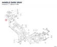 HANDLE DARK GRAY 80610171AM diagram position