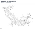 HANDLE, PILLION RIDER 80610201AT diagram position