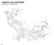 HANDLE, PILLION RIDER 80610201AW diagram position